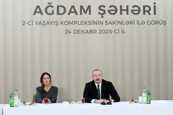 Prezident İlham Əliyev Ağdamda 2-ci yaşayış kompleksinin açılışında iştirak edib və buraya köçən sakinlərlə görüşüb