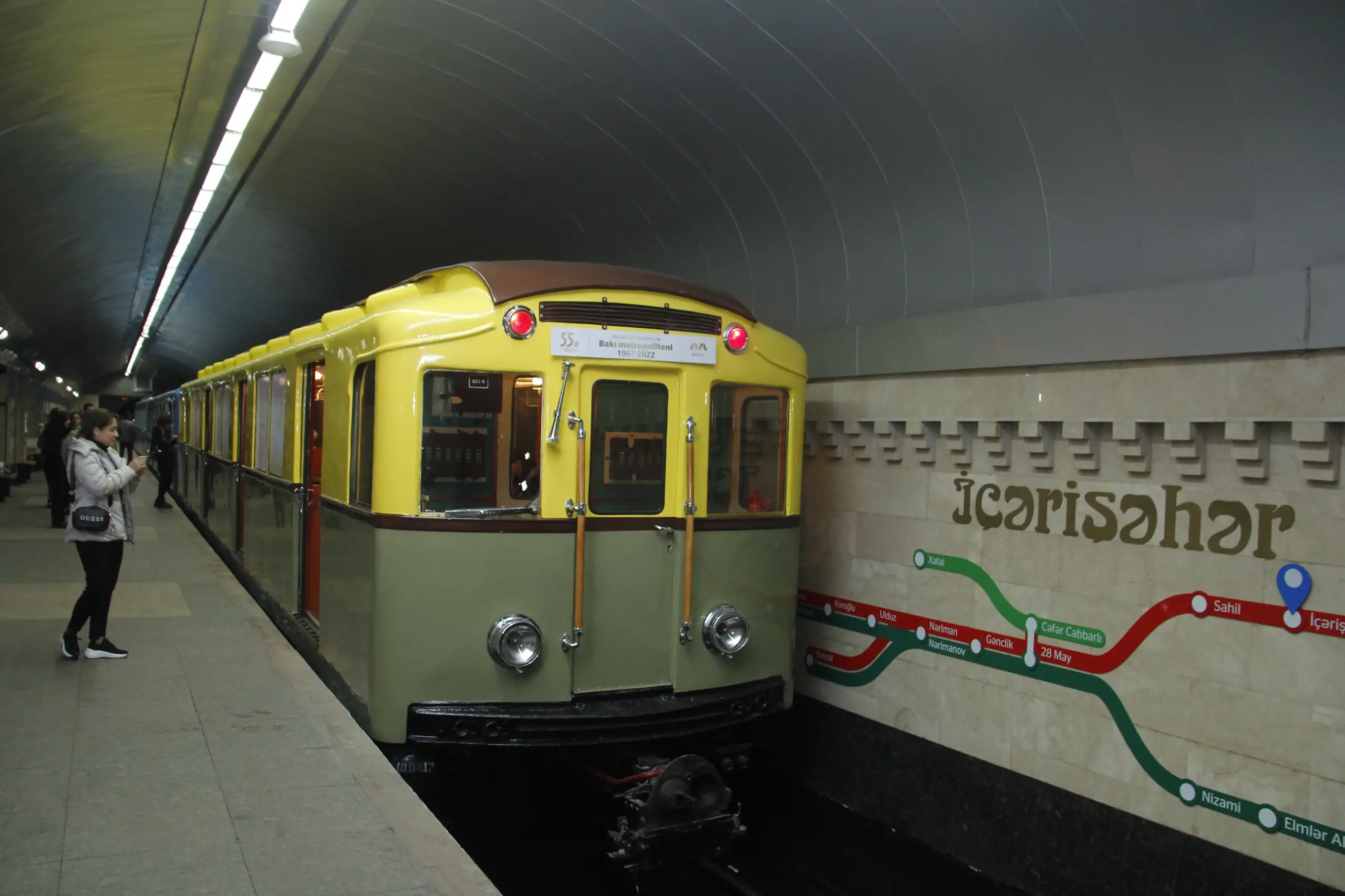 "Bakı Metropoliteni" “İçərişəhər” stansiyasında retro vaqon nümayiş etdirəcək