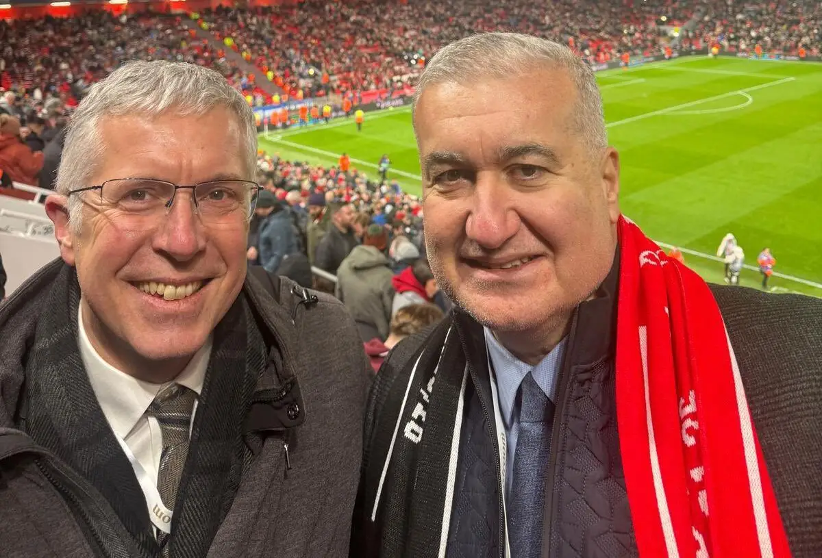 Səfirlər birlikdə "Liverpul" - "Qarabağ" oyununu izlədi