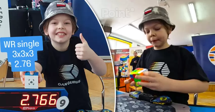 Doqquz yaşlı uşaq Rubik kubunu yığmaq üzrə dünya rekordu qırdı