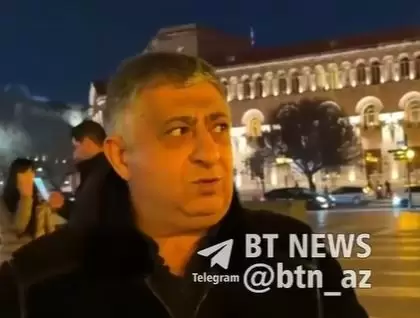 İrəvanın mərkəzində Azərbaycan dilində danışıb video çəkən şəxs Ermənistanıp bir-birinə qatdı
