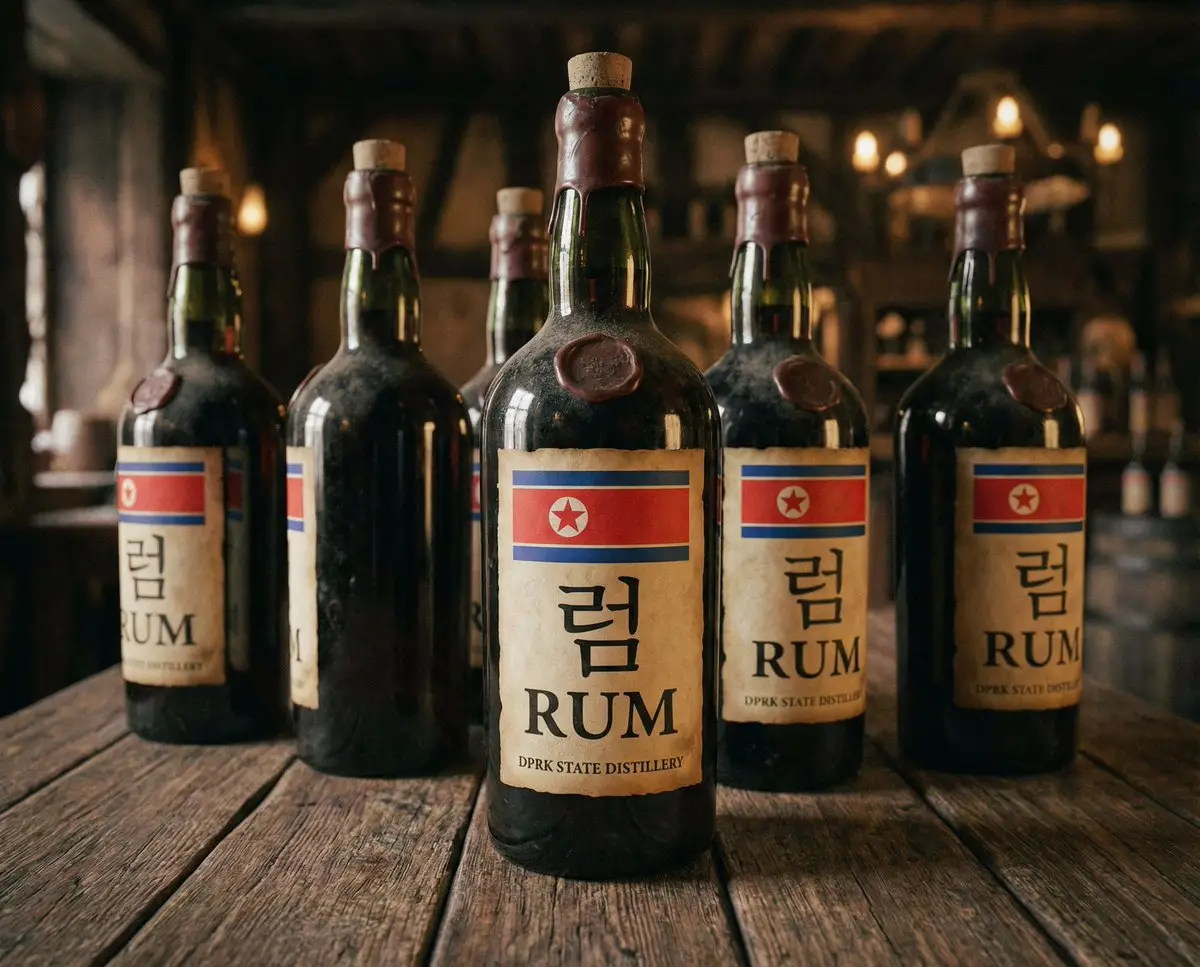 Şimali Koreyada 1 dollarlıq yerli istehsal rom satışa çıxarılıb