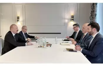 Prezident İlham Əliyev Münxendə “Oracle” korporasiyasının baş icraçı direktoru ilə görüşüb