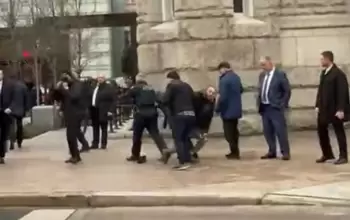 Prezidentin təhlükəsizlik xidmətinin əməkdaşları ABŞ polisi ilə birlikdə təxribatın qarşısını aldılar - VİDEO