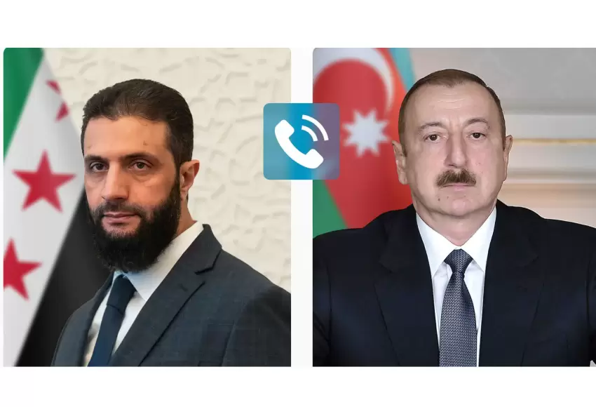 Əhməd Əl Şaraa Prezident İlham Əliyevə zəng edib