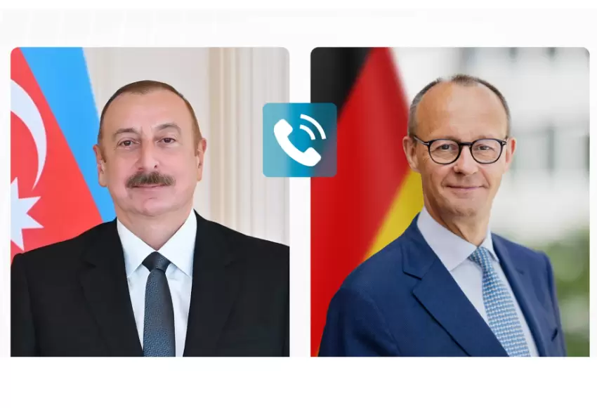 Prezident İlham Əliyev Almaniya Kansleri ilə telefonla danışıb