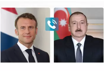 Emmanuel Makron Prezident İlham Əliyevə zəng edib