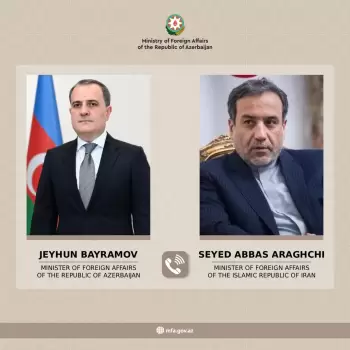 Ceyhun Bayramov Ayətullah Xameneinin ölümü ilə bağlı iranlı həmkarına başsağlığı verib