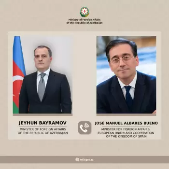 Ceyhun Bayramov İspaniyanın xarici işlər, Avropa İttifaqı və əməkdaşlıq naziri ilə telefonla danışıb