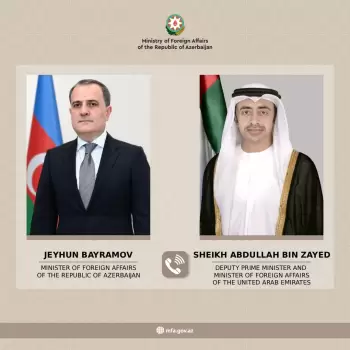 Ceyhun Bayramob BƏƏ-nin XİN rəhbəri Abdullah bin Zayed Əl Nəhyanə başsağlığı verib