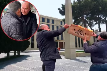 Sumqayıtda “Alma ovu”na çıxan məmur yenə iş başında: Bu dəfə quşçuluq təsərrüfatında