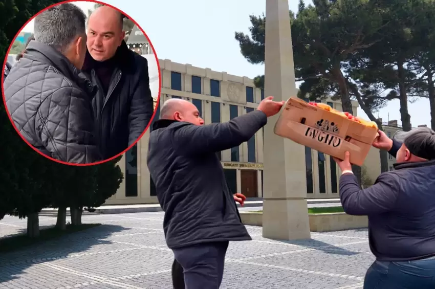 Sumqayıtda “Alma ovu”na çıxan məmur yenə iş başında: Bu dəfə quşçuluq təsərrüfatında