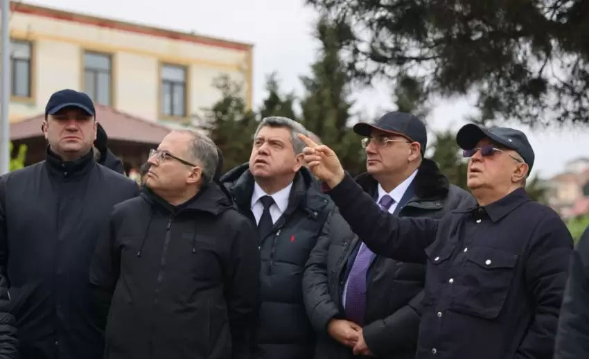 Kəmaləddin Heydərov Badamdarda sürüşmə ərazisində