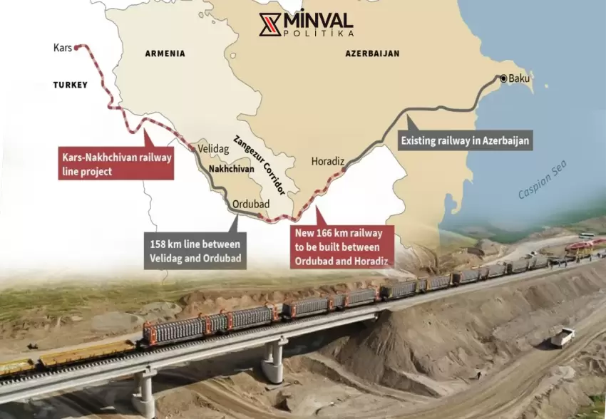 Ermənistan: Cənub bölgəsi Naxçıvan dəmir yolu ilə şimalla birləşdirilə bilər