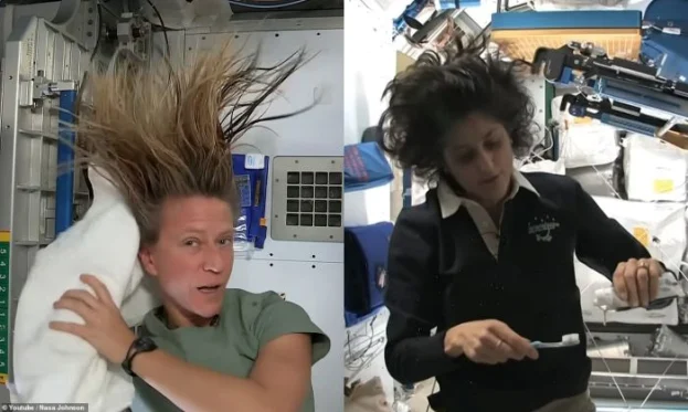 Qadın astronavtlar kosmosda saçlarını, makiyajını və dəriyə qulluq etməyi necə edirlər?