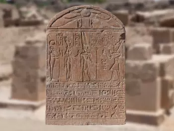 Roma hakimini Misir fironu kimi təsvir edən abidə tapılıb