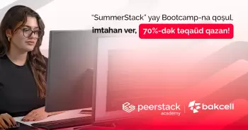 “Bakcell”in dəstəyi ilə gənclər üçün “SummerStack Bootcamp” başlayır