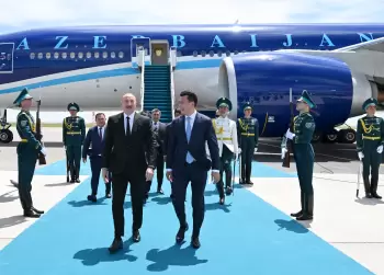 Prezident İlham Əliyev Qazaxıstana işgüzar səfərə gedib