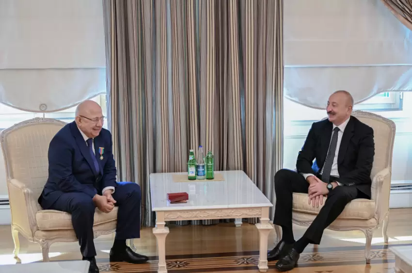 Prezident İlham Əliyev Dağıstanın tanınmış ictimai-siyasi xadimi Qurban Qurbanova “Dostluq” ordenini təqdim edib