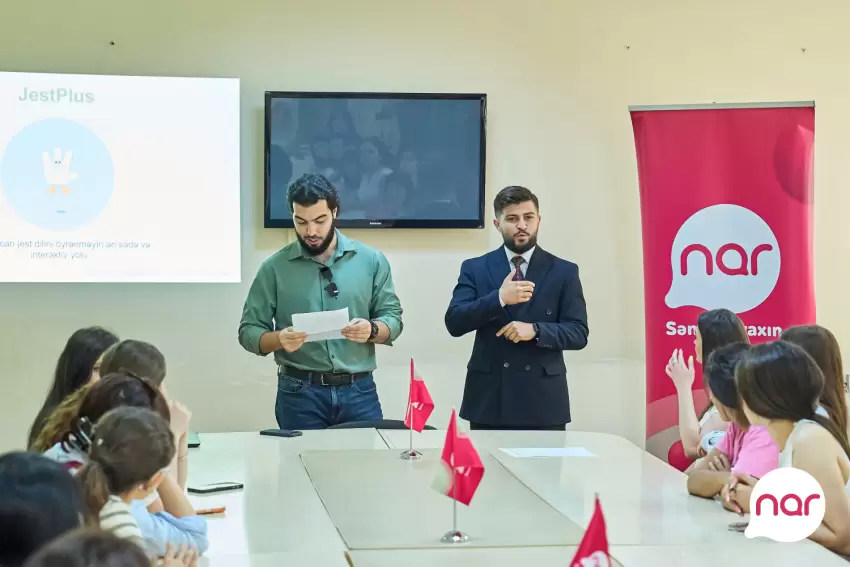 “Nar” “JestPlus” tətbiqi üzrə maarifləndirici görüş keçirdi