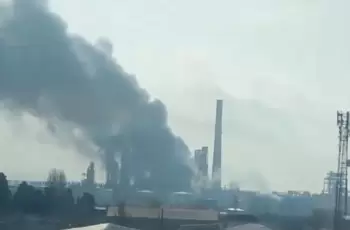 Neft Emalı Zavodunda yanğın başlayıb