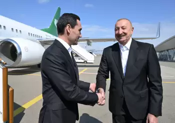 Türkmənistan Prezidenti Sərdar Berdiməhəmmədov Füzuli rayonuna gəlib