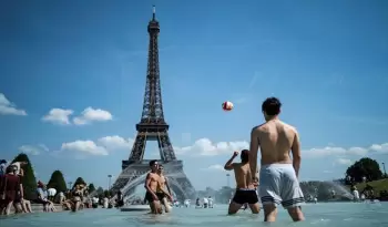 Parisin mərkəzində anomal istilər səbəbindən lokal elektrik kəsintisi baş verib - AFP