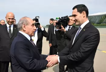Türkmənistan prezidenti Azərbaycana gəlib