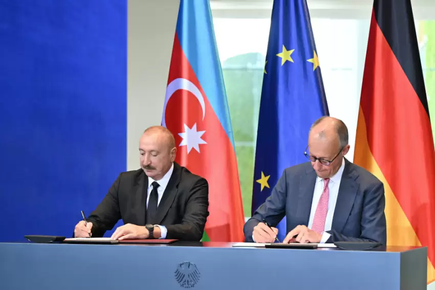 Berlində Azərbaycan-Almaniya sənədləri imzalanıb
