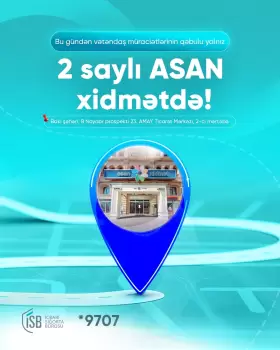 İcbari Sığorta Bürosu 2 saylı Bakı “ASAN xidmət” mərkəzində fəaliyyətə başlayıb