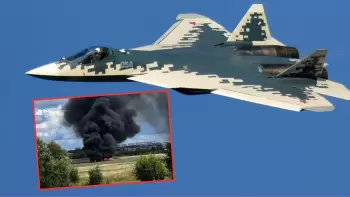 Moskva vilayətində Rusiyanın "Su-57" qırıcısı qəzaya uğrayıb