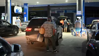 Rusiyada yanacaq növbəsində iki nəfər ölüb