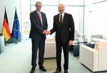 Berlində Azərbaycan Prezidenti və Almaniya Kanslerinin təkbətək və geniş tərkibli görüşü olub