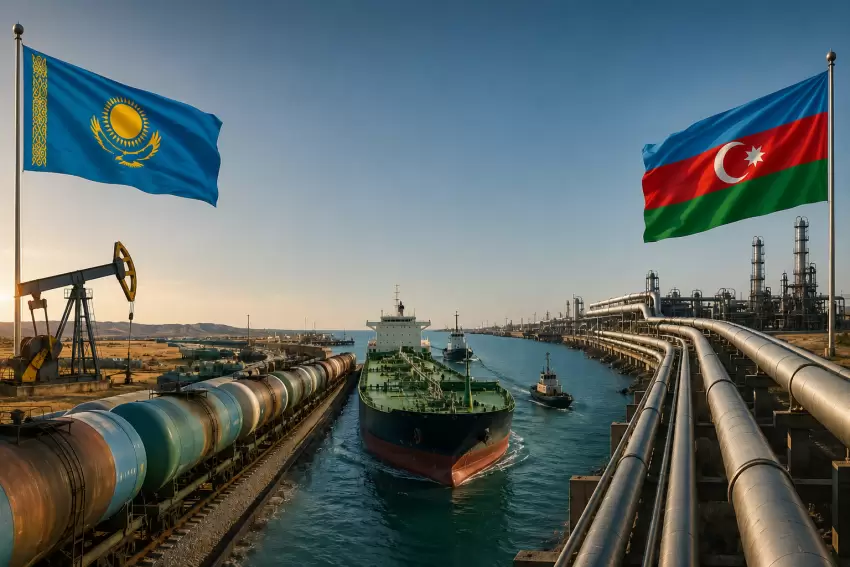 Казахстан планирует увеличить использование азербайджанских маршрутов для экспорта нефти