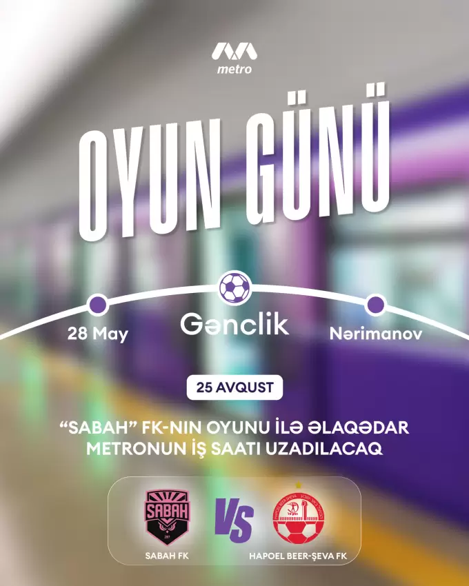 “Bakı metropoliteni”ndə iş saatı uzadılacaq