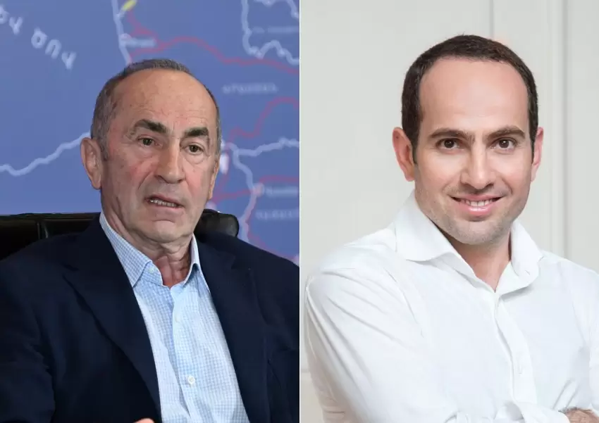 Robert Koçaryan və oğlu saxlanılıblar