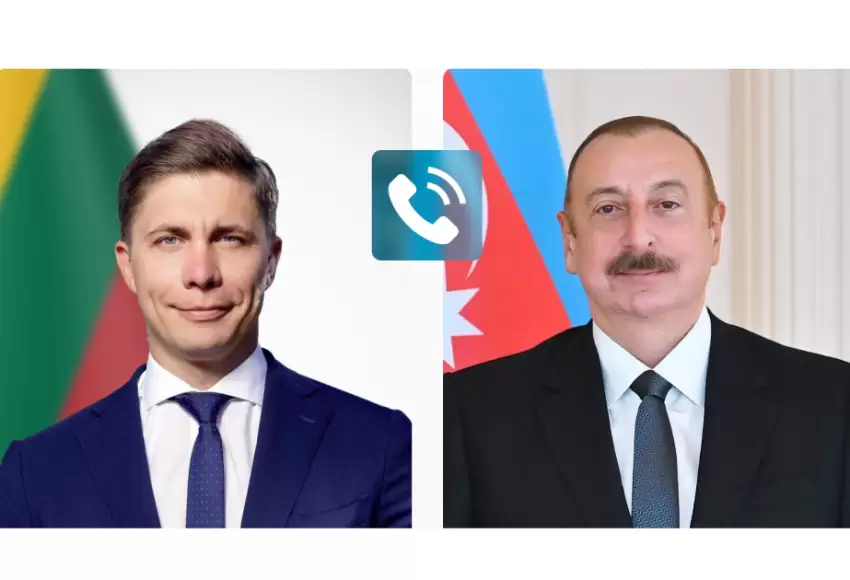 Litva Baş naziri Azərbaycan Prezidentinə zəng edib