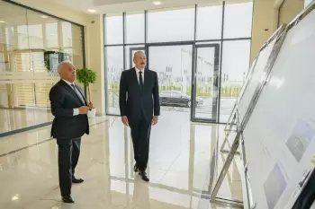 Prezident İlham Əliyev “Yeni Səngəçal” yarımstansiyasının açılışında iştirak edib