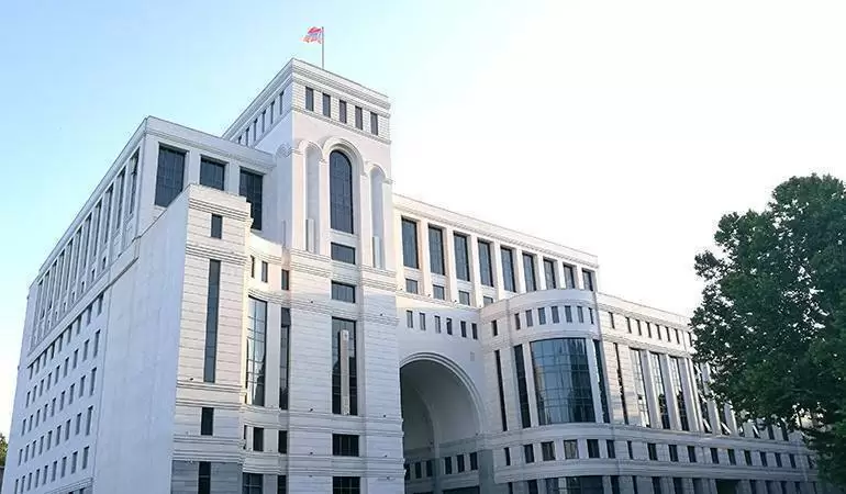  Ermənistan Xarici İşlər Nazirliyinin adı dəyişib