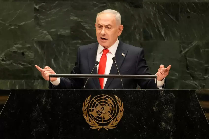 BMT-də Netanyahunun çıxışı Fələstinə dəstək şüarları və nümayəndələrin zalı tərk etməsi ilə müşayiət olunub