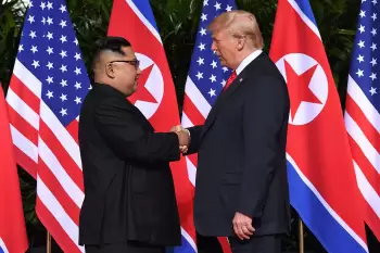 Tramp Kim Çen Inla dostluq münasibətlərindən danışıb