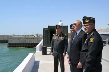 Prezident İlham Əliyev Hərbi Dəniz Qüvvələrində olub