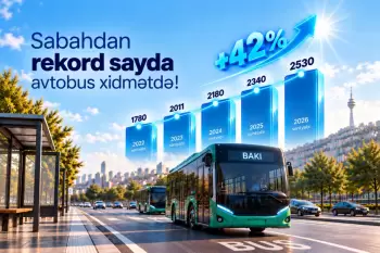 Yeni tədrüs mövsümü ilə əlaqədar olaraq Bakı küçələrində 2340 avtobus sərnişin daşıyacaq