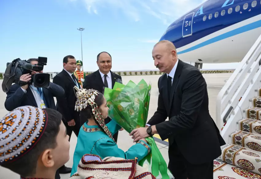 Prezident İlham Əliyev Türkmənistana işgüzar səfərə gedib