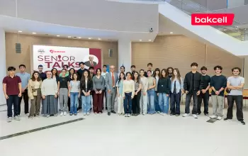 "Bakcell"in baş icraçı direktoru ADA Universitetinin tələbələri ilə görüşüb