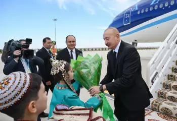Prezident İlham Əliyev Türkmənistana işgüzar səfərə gedib