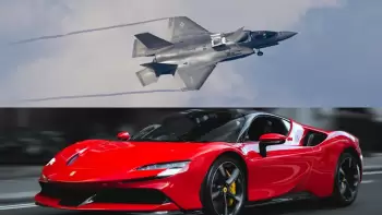 İtaliyada "F-35B" qırıcısı ilə "Ferrari SF90" arasında yarış keçiriləcək